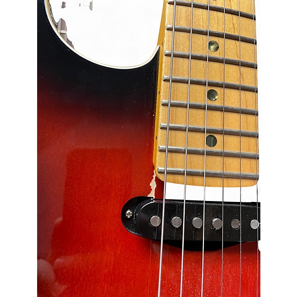 Used Fender Aerodyne Stratocaster 2 TONE BURST Solid Body Electric Guitar