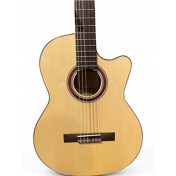 Used Kremona Rosa Luna Flamenco Natural Classical Acoustic Electric Guitar