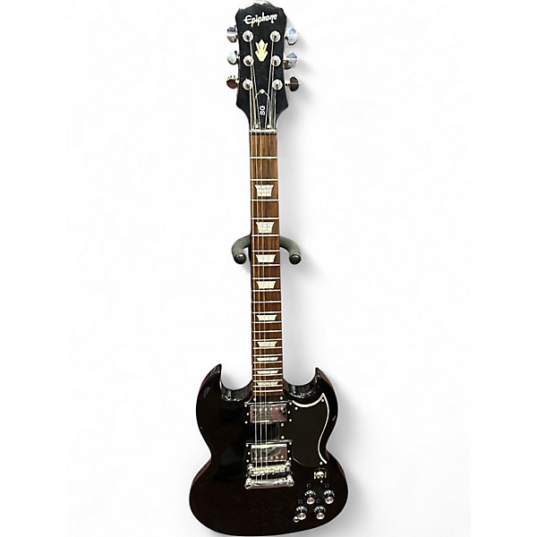 Used Epiphone SG Black Solid Body Electric Guitar Black