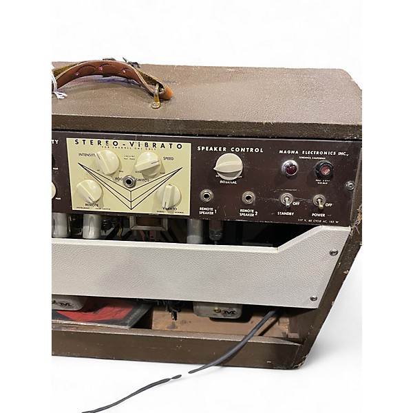 Vintage 1960s Magnatone Stereo Vibrato Tube Guitar Combo Amp