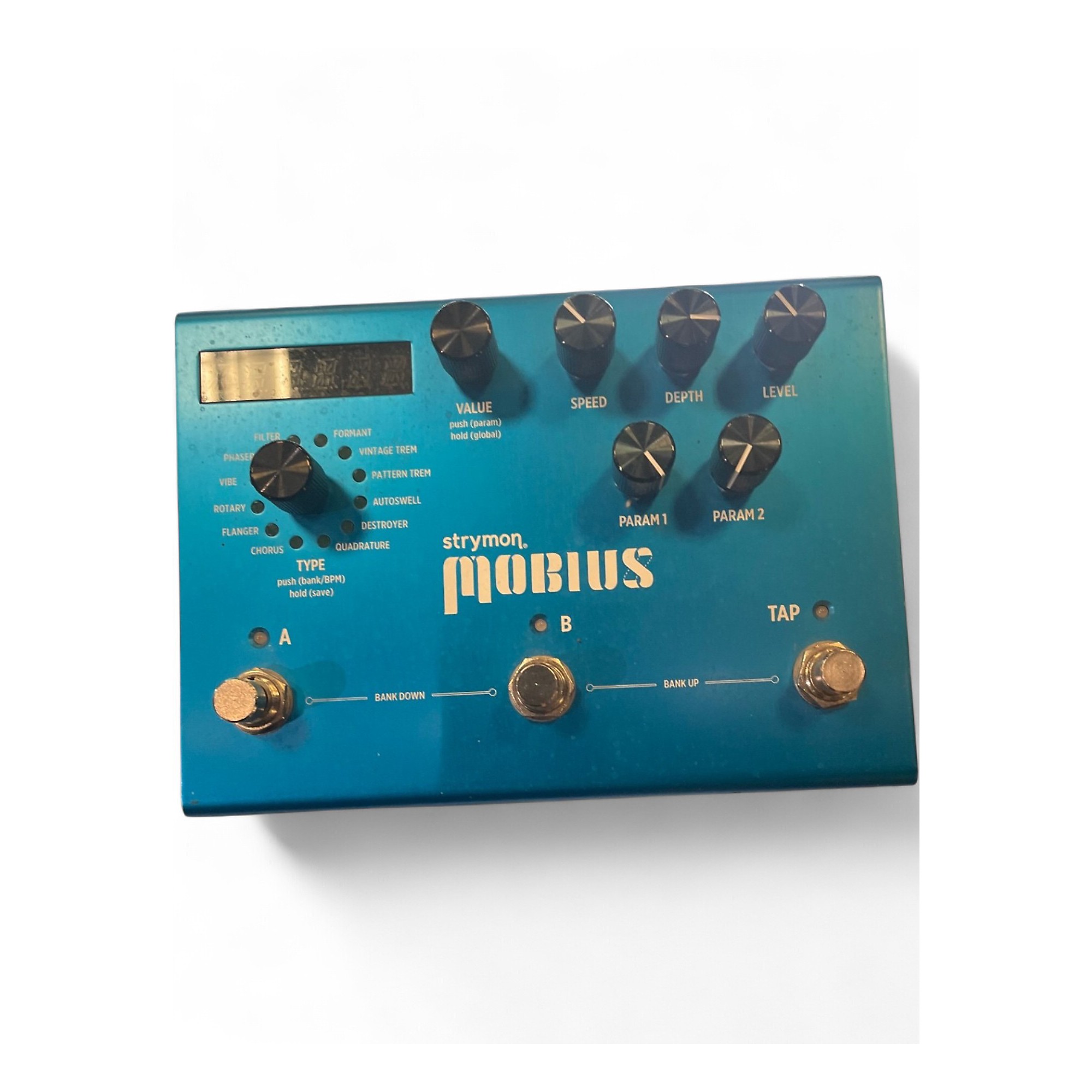 Used Strymon Mobius Multidimensional Modulation Effect Pedal