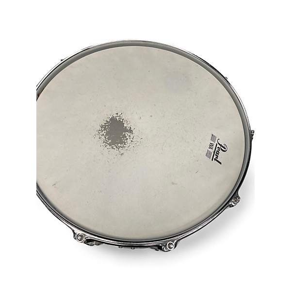 Used Pearl 13in Student Snare Chrome Silver Drum