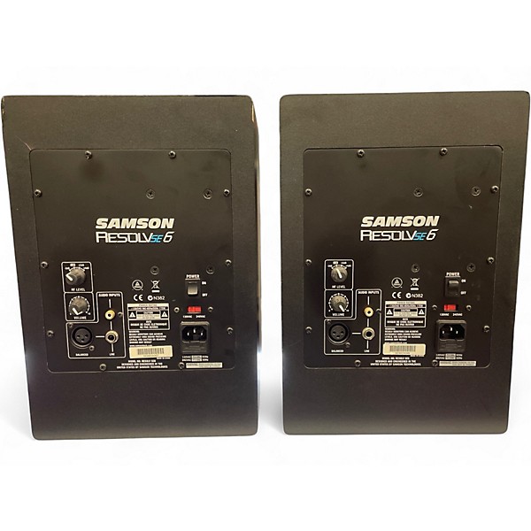 Used Samson resolv se6 pair Powered Monitor
