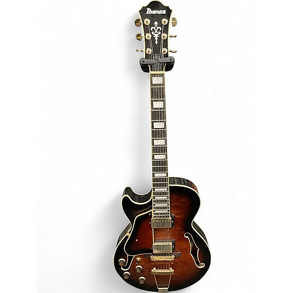 Used Ibanez ag95qal dbs 2 Color Sunburst Hollow Body Electric Guitar