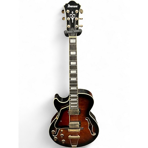 Used Ibanez ag95qal dbs 2 Color Sunburst Hollow Body Electric Guitar