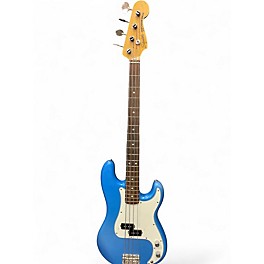 Used Squier MIJ PRECISION BASS Blue Electric Bass Guitar