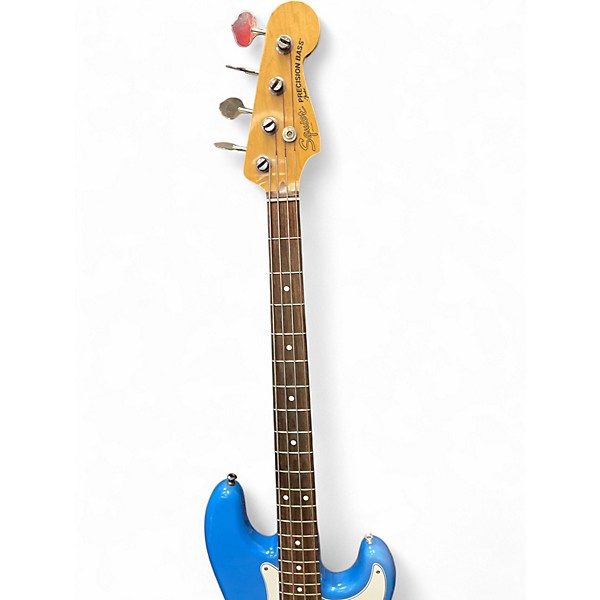 Used Squier MIJ PRECISION BASS Blue Electric Bass Guitar
