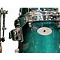Used Premier 4 Piece Artist Birch Trans Green Drum Kit
