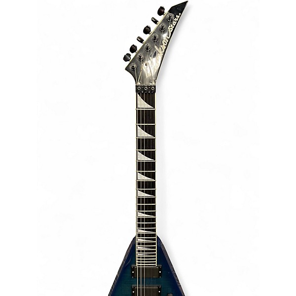 Used Jackson Stars King V Blue Burst Solid Body Electric Guitar