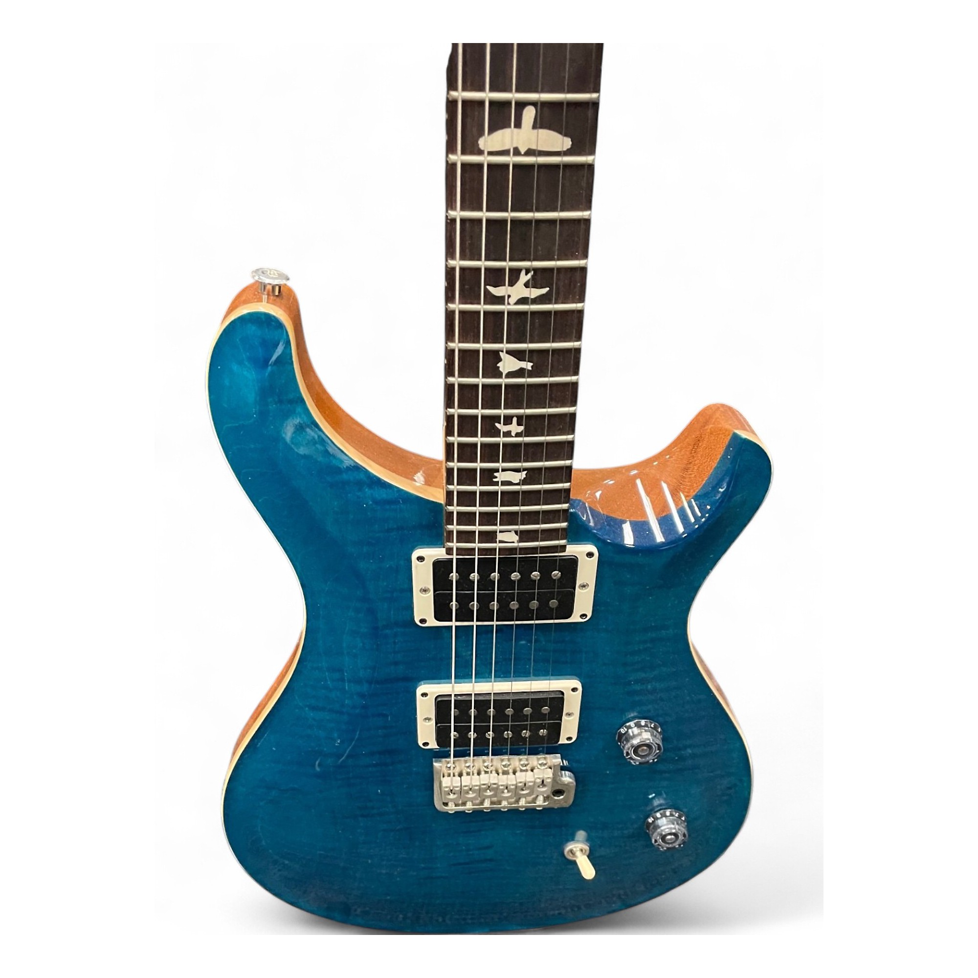 Used PRS CE24 peacock blue Solid Body Electric Guitar