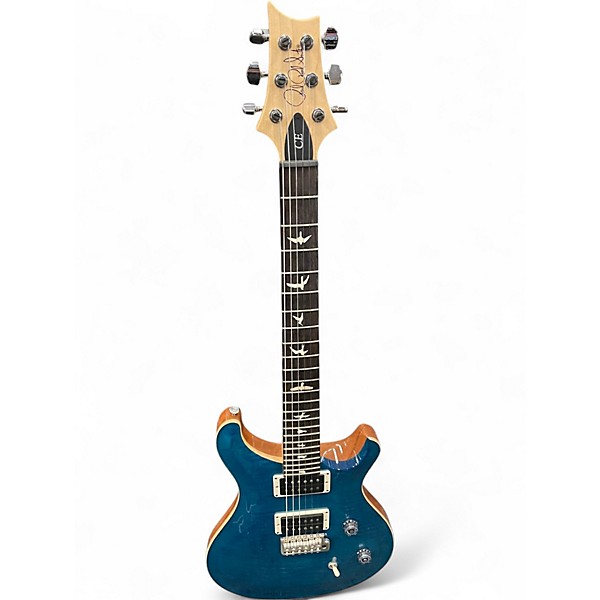 Used PRS CE24 peacock blue Solid Body Electric Guitar