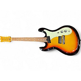 Used Aria Pro II DM-208 2 Tone Sunburst Solid Body Electric Guitar