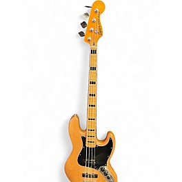 Used Squier Classic Vibe 70s Jazz Bass Natural Electric Bass Guitar