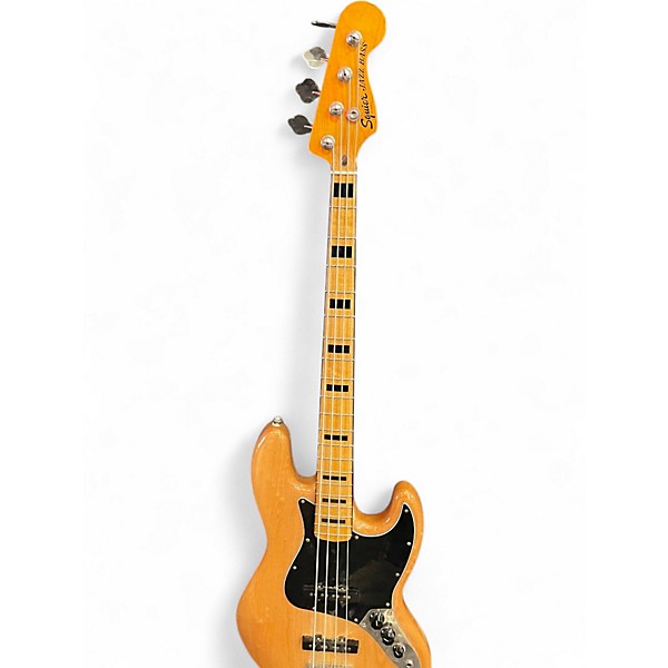 Used Squier Classic Vibe 70s Jazz Bass Natural Electric Bass Guitar