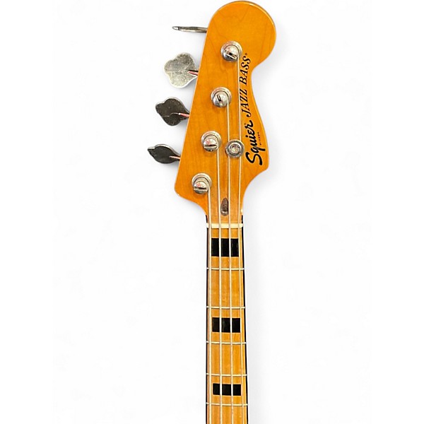 Used Squier Classic Vibe 70s Jazz Bass Natural Electric Bass Guitar