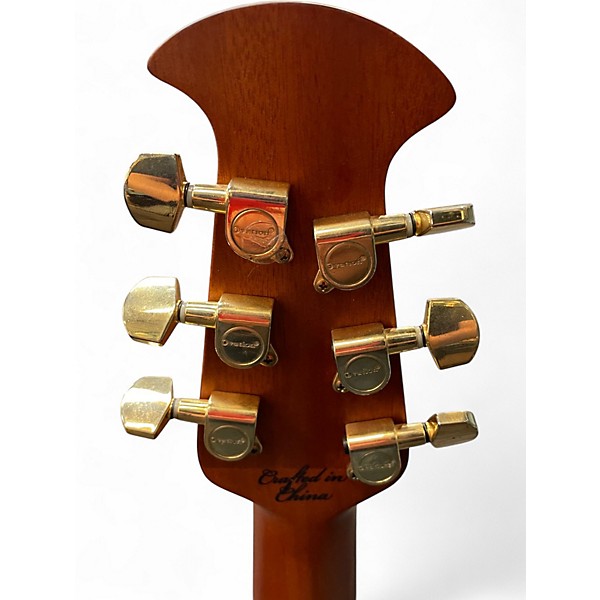 Used Ovation CE44P Celebrity Dark Tiger Eye Acoustic Electric Guitar