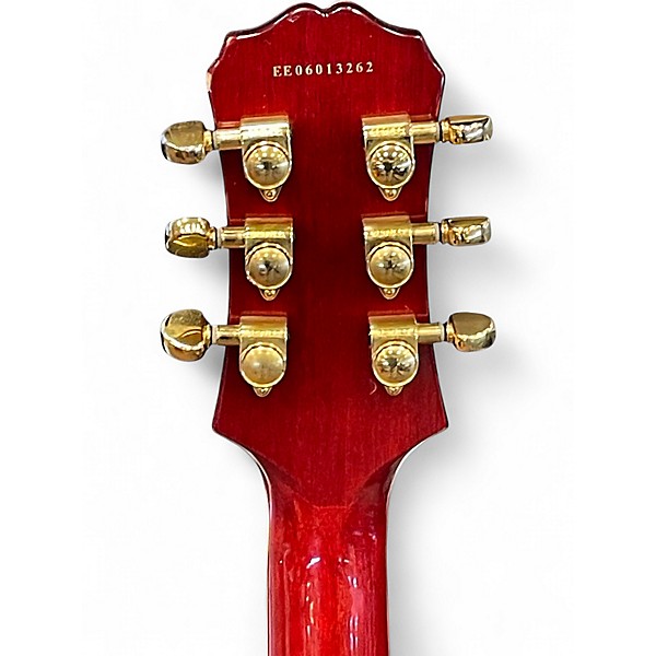Used Epiphone Les Paul Custom Cherry Sunburst Solid Body Electric Guitar