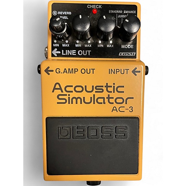 Used BOSS AC3 Acoustic Simulator Effect Pedal
