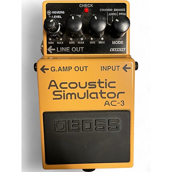 Used BOSS AC3 Acoustic Simulator Effect Pedal