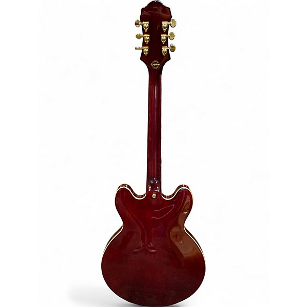 Used Epiphone Sheraton II Pro Wine Red Hollow Body Electric Guitar