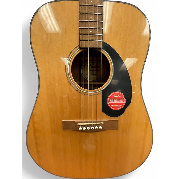 Used Fender CD60S Natural Acoustic Guitar