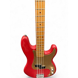 Used Squier PRECISION 40TH RED SATIN Electric Bass Guitar