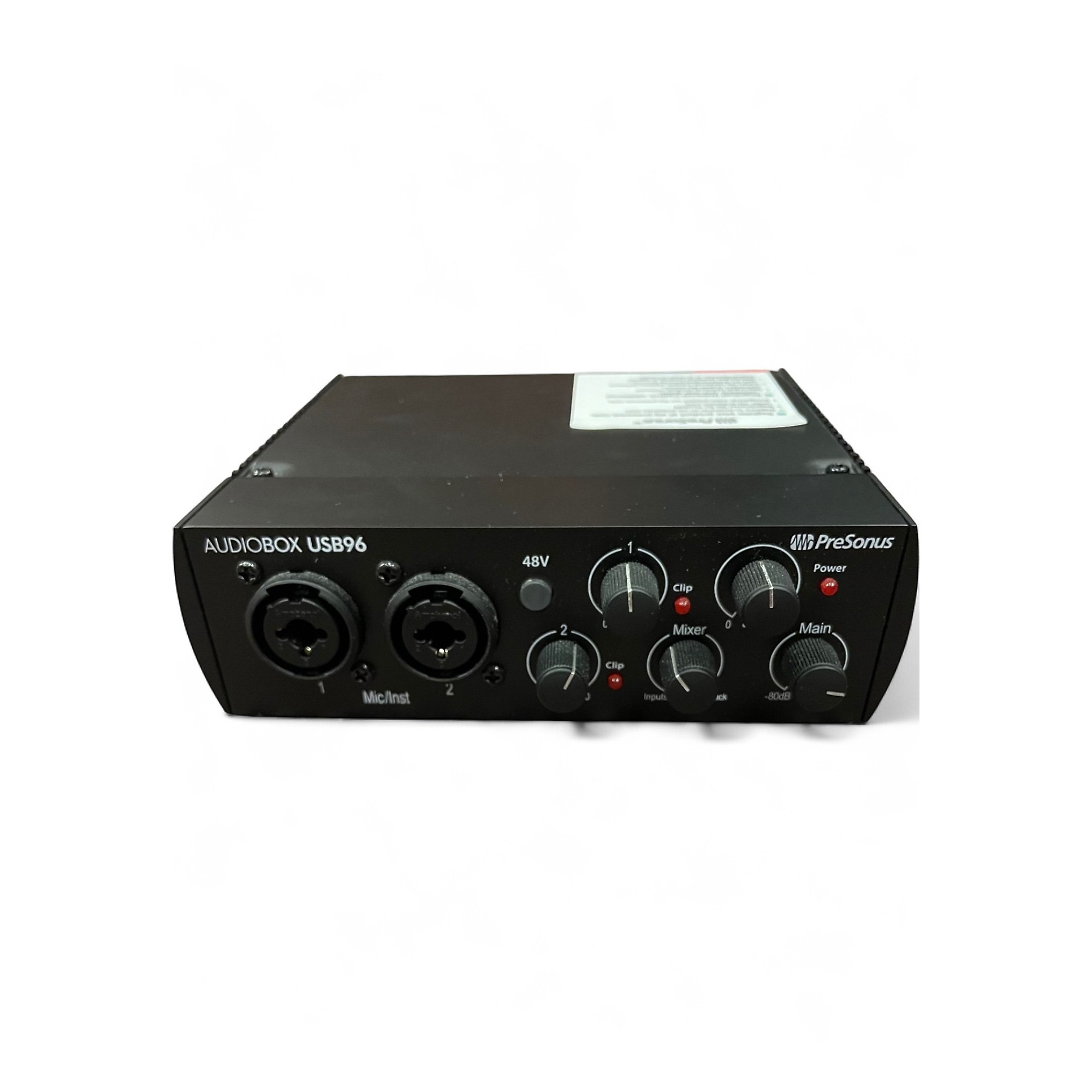 PreSonus AudioBox USB 96 オーディオインターフェイス PreSonusの低価格で高品質なオーディオインターフェイスAudioBox
