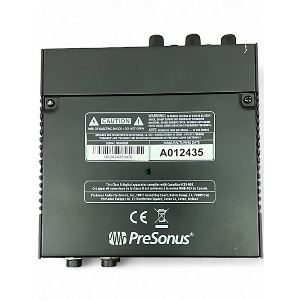 Used PreSonus Audiobox USB 96 Audio Interface