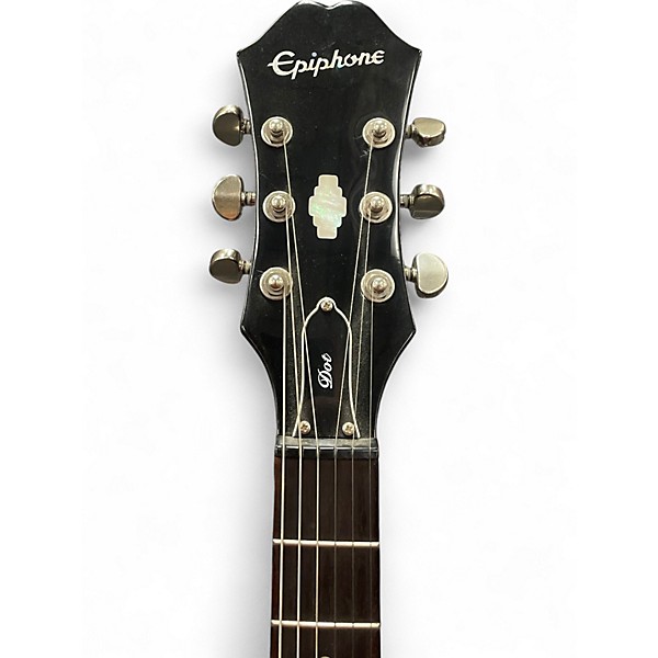 Used Epiphone dot STANDARD Black Hollow Body Electric Guitar