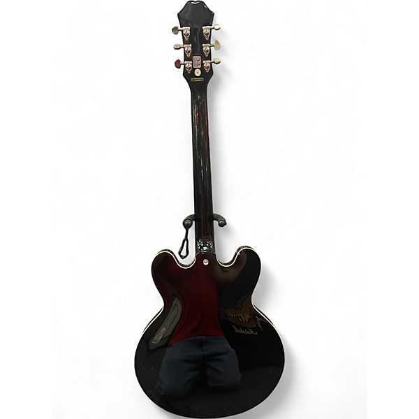 Used Epiphone dot STANDARD Black Hollow Body Electric Guitar