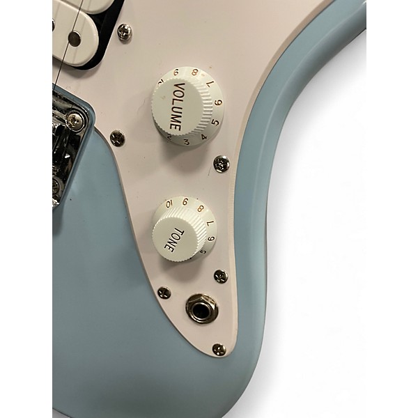 Used Squier MINI JAZZMASTER HH Daphne Blue Electric Guitar