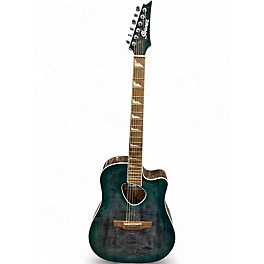Used Ibanez ALT30FM Sapphire Blue Trans Acoustic Electric Guitar