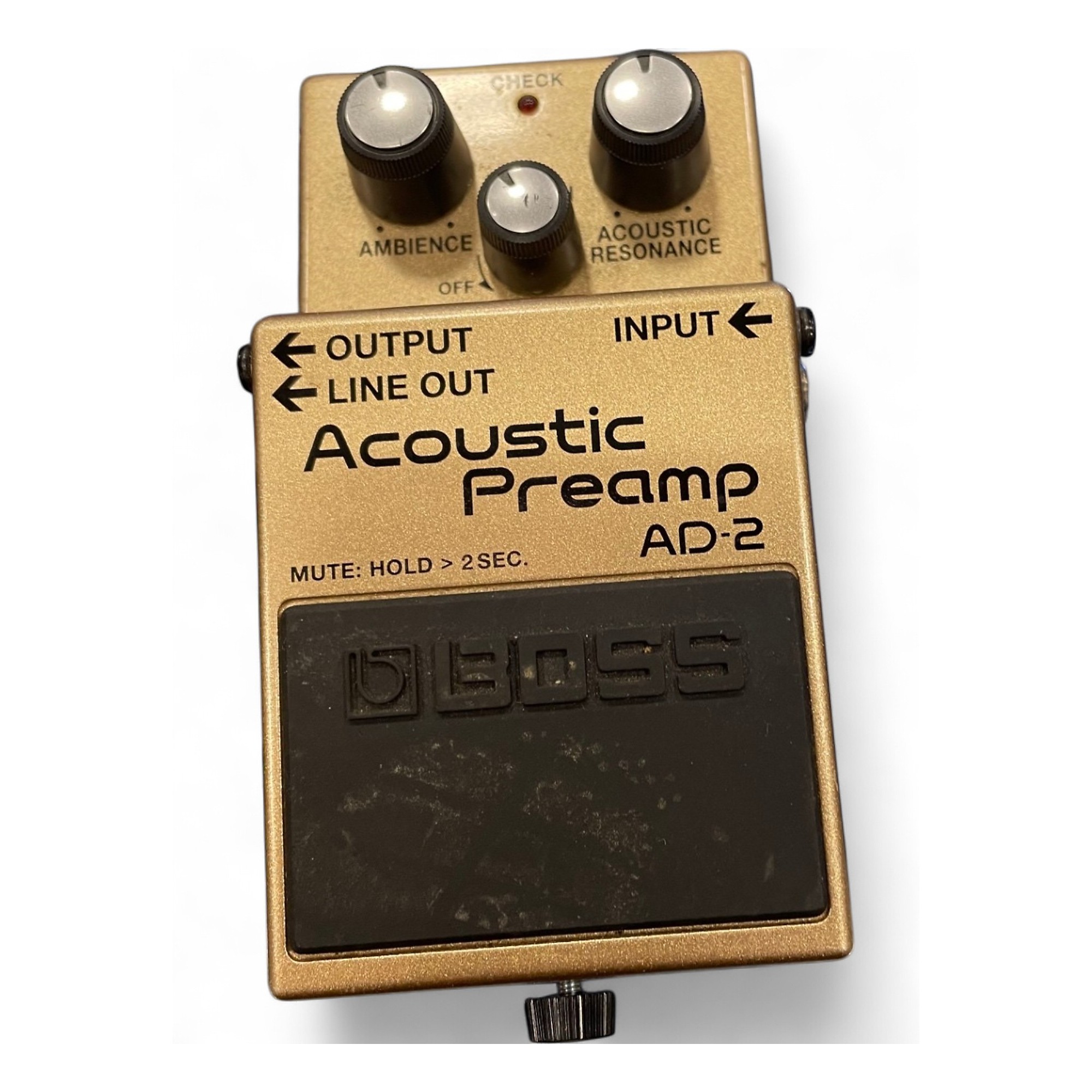 Used BOSS AD2 Acoustic Preamp Guitar Preamp | Guitar Center