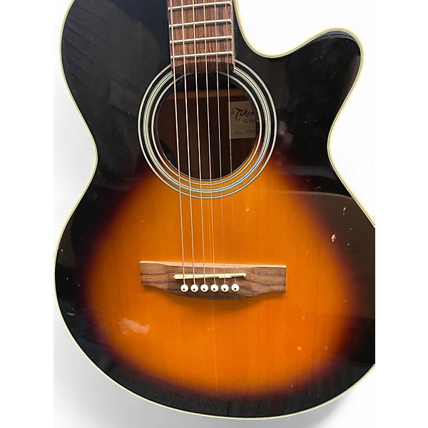 Used Takamine EG260C 2 Tone Sunburst Acoustic Electric Guitar