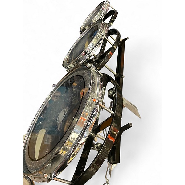 Used Remo 6X10 6X10 ROTOTOM Black Roto Toms