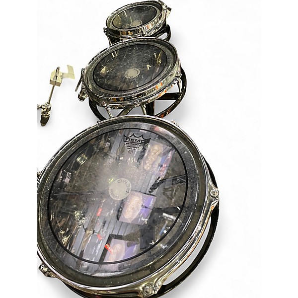 Used Remo 6X10 6X10 ROTOTOM Black Roto Toms