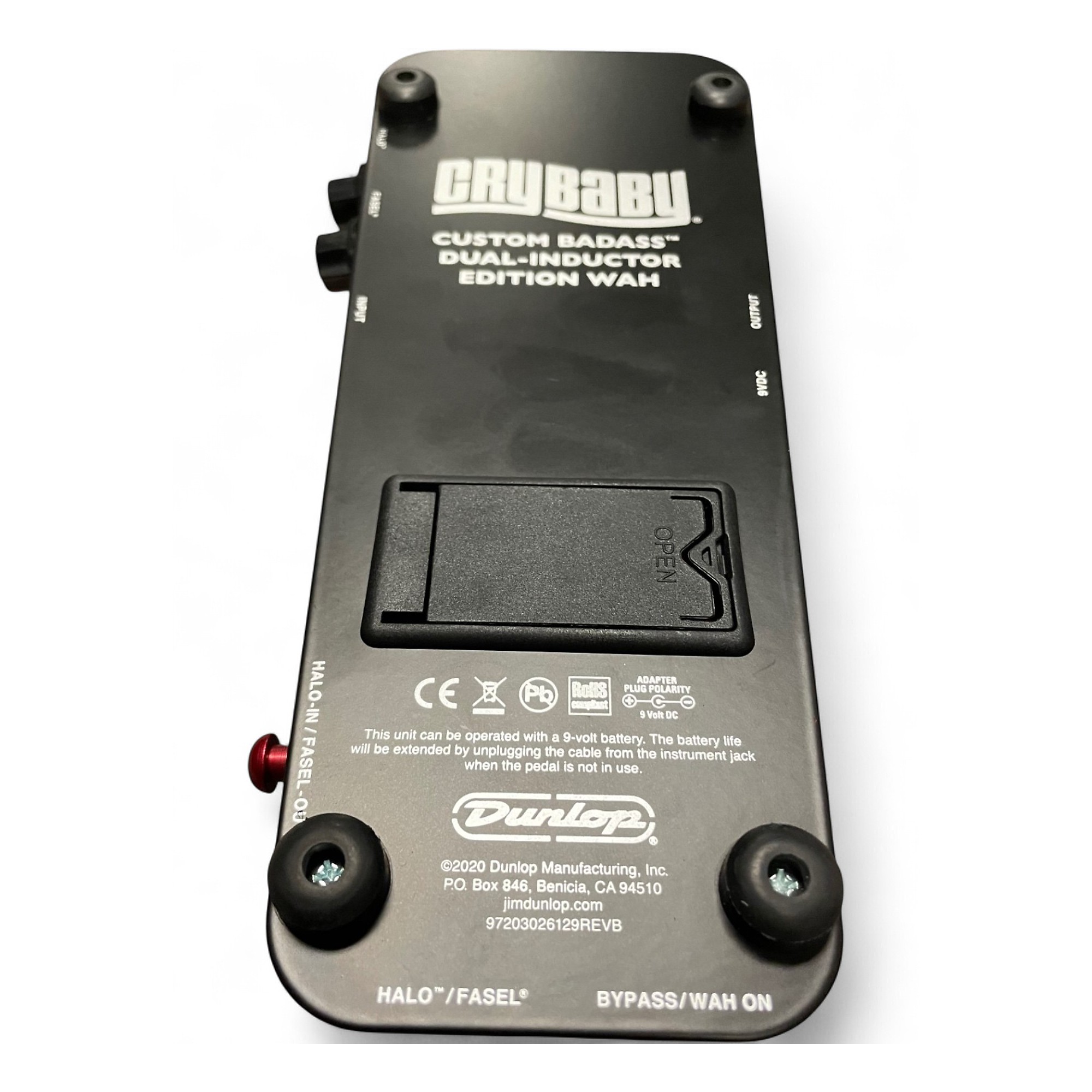 Used Dunlop GCB65 Cry Baby Custom Badass Effect Pedal