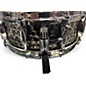 Used Gretsch Drums 14in HAMMERED BLACK STEEL BLACK STEEL Drum