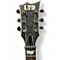 Used ESP LTD EC401QM SEE THRU BLACK Solid Body Electric Guitar