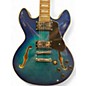 Used Firefly  FF338 Blue Hollow Body Electric Guitar