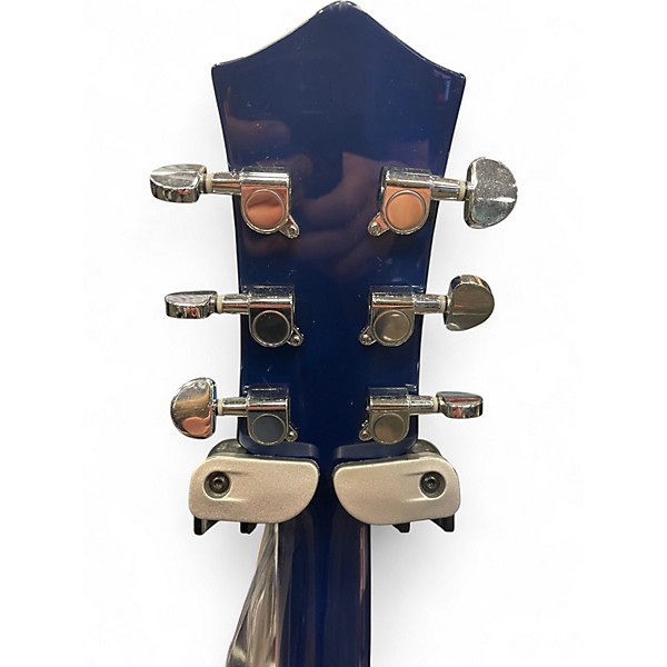 Used Firefly  FF338 Blue Hollow Body Electric Guitar