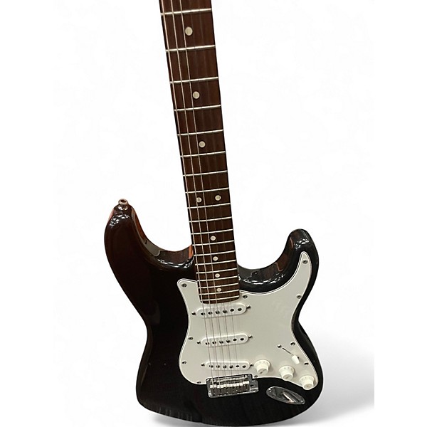 Used Fender American Standard Stratocaster Black Solid Body Electric Guitar