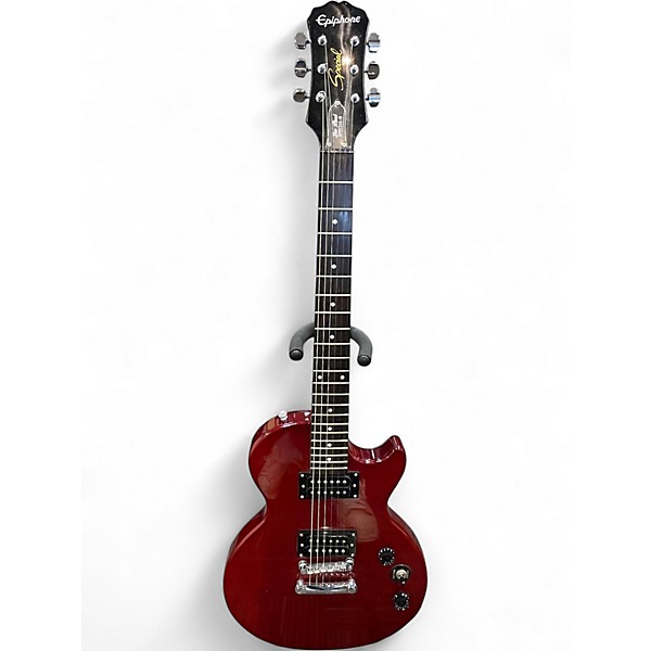Used Epiphone Les Paul Special II Red Solid Body Electric