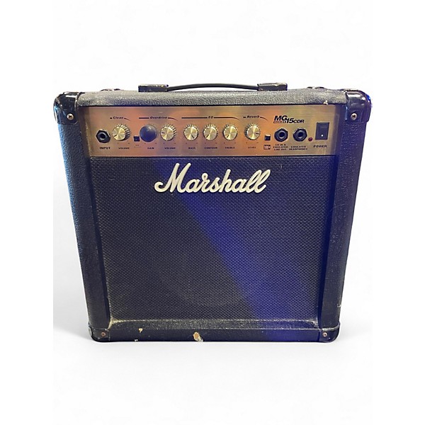 Used Marshall MG15CDR 15W 1X8 Guitar Combo Amp