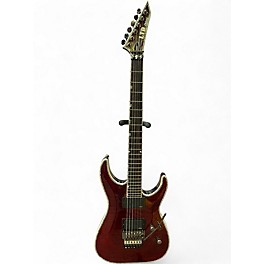 Used ESP LTD MH1000 Fiesta Red Solid Body Electric Guitar