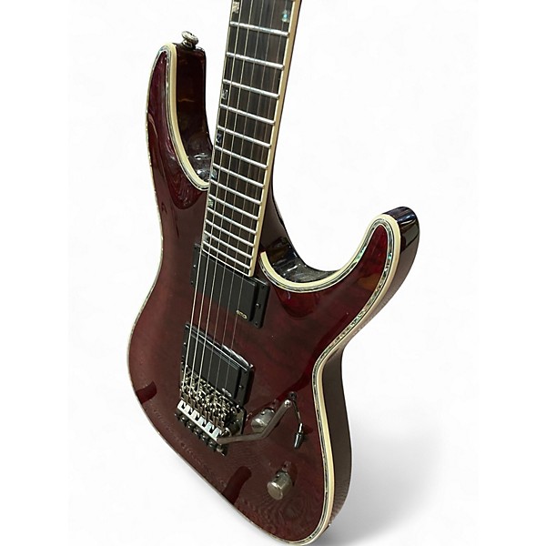 Used ESP LTD MH1000 Fiesta Red Solid Body Electric Guitar
