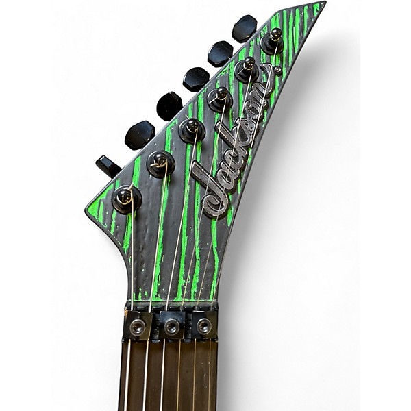 Used 2021 Jackson PRO SERIES DK2 ASH GREEN GLOW Solid Body Electric Guitar