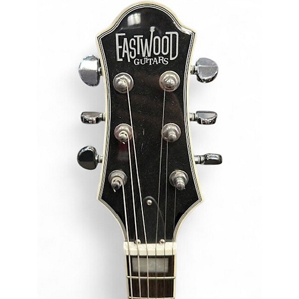 Used Eastwood GP Black Solid Body Electric Guitar