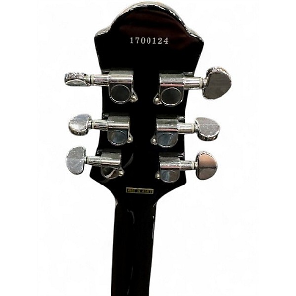 Used Eastwood GP Black Solid Body Electric Guitar