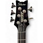 Used Schecter Guitar Research Stiletto Deluxe 5 String Black Electric Bass Guitar